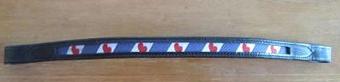 HB Browband Friesland.     With inlaid decoration of the original Friesland piping