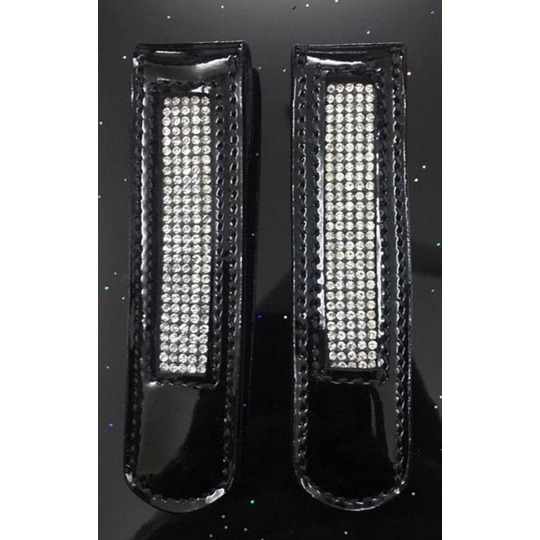 Showtime Clips de bottes Queen 2pcs. Bling bling pour vos bottes d'équitation.