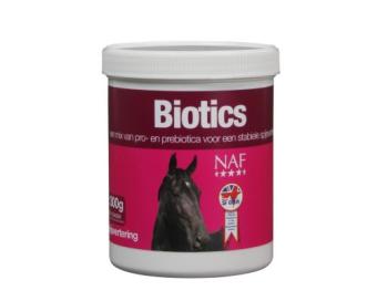 NAF Biotics.   Un mix di probiotici e prebiotici per dopo farmaci, malattie o periodi stressanti.
