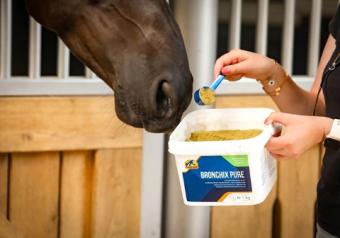 Cavalor Bronchix Pure 1 kilo. Für Pferde mit Husten oder sensiblen Lungen.