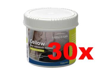 Farm-O-San Cellow 8x 70gr.      Bustine per favorire l'assorbimento del calcio e fornire supporto alla vacca nei periodi di ridotta resistenza e salute della mammella.