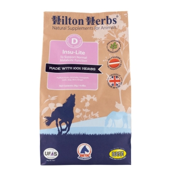 Hilton Herbs Insu-Lite.Pour les chevaux 'bien portants', insulo-résistants ou Syndrome du Métaboli