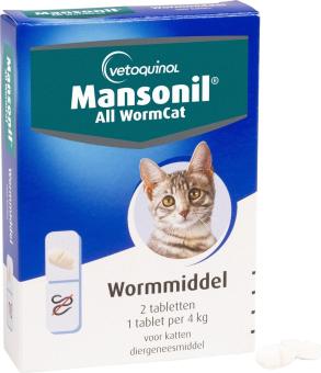 Vetoquinol Mansonil All Worm Katze.