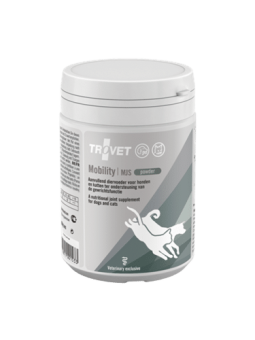 Trovet Mobility POUDRE.    Pour les articulations du chien et du chat, pour la production de matrice cartilagineuse