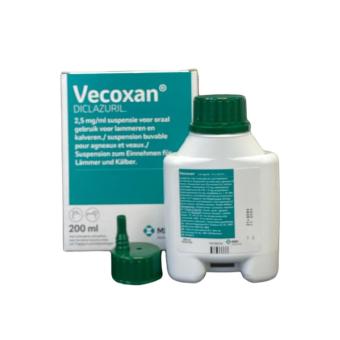 Vecoxan.   To combat and prevent coccidiosis in calves and lambs