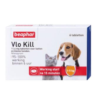 Beaphar Vlo Kill+ / Floh tot 6 Tabletten