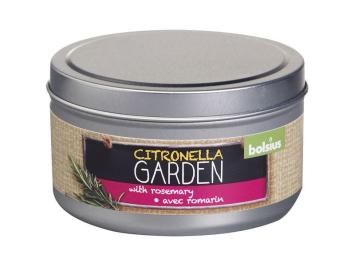 Bolsius Scented Candle Tin Citronella-Rosemary 49/87. 24 Burning hours, due to the citronella and delicious spicy scent of rosemary, mosquitoes and other insects are kept or distance.