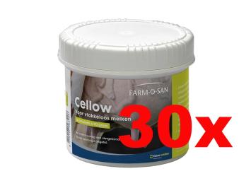 Farm-O-San Cellow 8x 70gr.      Boluses to promote calcium absorption and provide support to the cow during periods of reduced resistance and udder health.