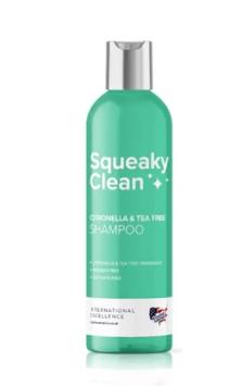 Equine America Squeaky Clean Citronella and Tea Tree Shampoo 1ltr. --- Shampoo that helps keep insects at bay.