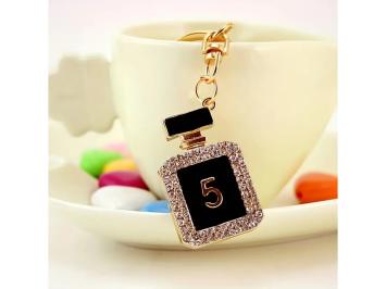 Rhinestone pendant No. 5.      Chanel No. 5 inspired pendant.