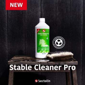 Sectolin Stable Cleaner Pro 1ltr.     Pour le nettoyage des écuries et des bâtiments, des voitures et des remorques.