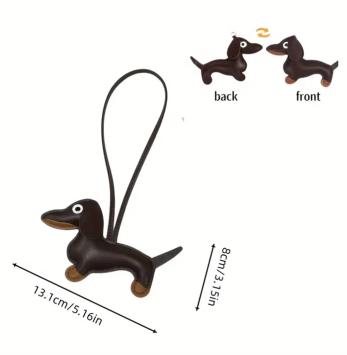 Dachshund brown pendant.     For the lovers of Dachshunds !