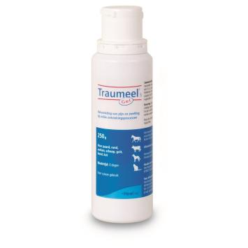 Heel Traumeel S Gel VETERINAIR 250 ml.      Een echte Eerste hulp-gel voor paard, hond en mens.